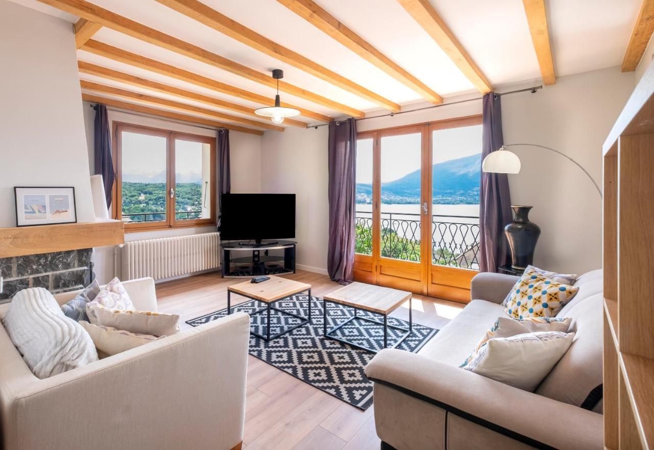 T4 Avec Vue Imprenable Sur Le Lac D'Annecy Apartamento Veyrier-du-Lac Exterior foto