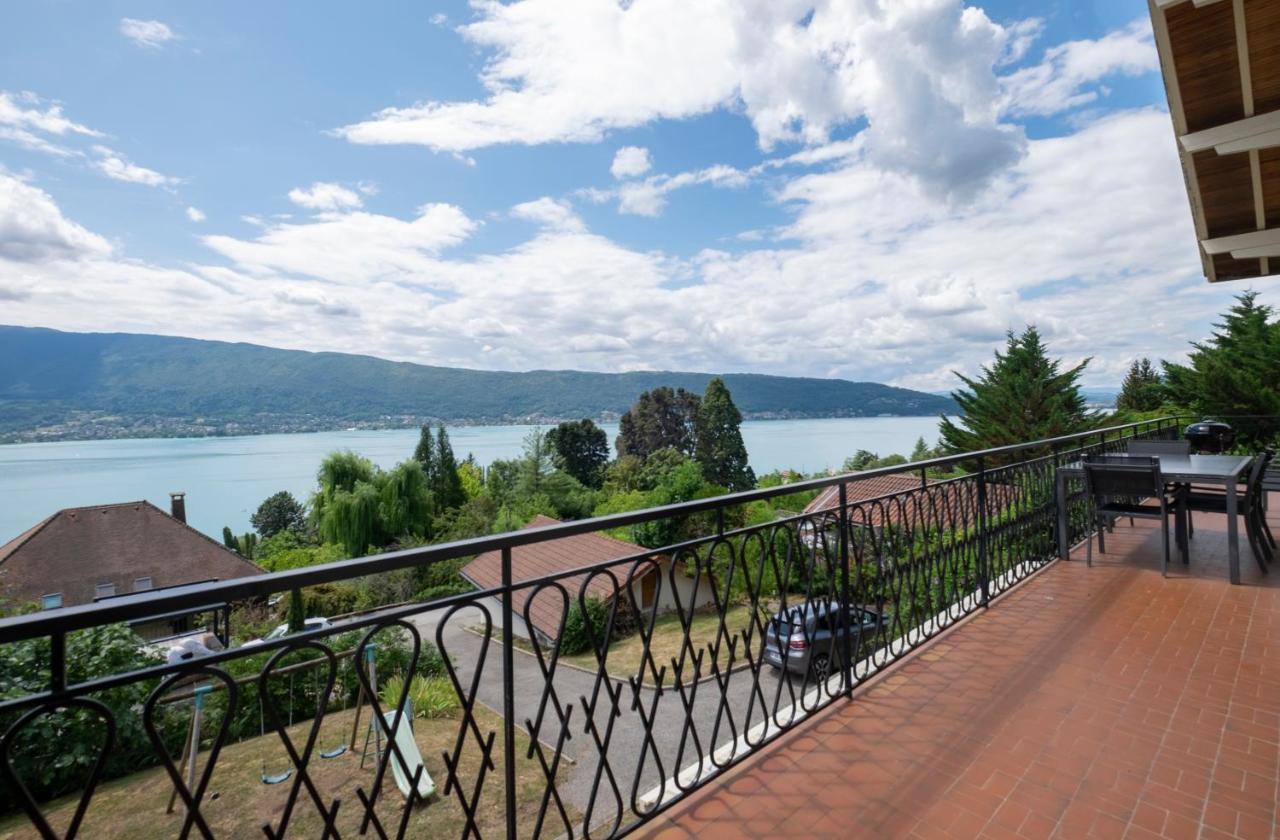 T4 Avec Vue Imprenable Sur Le Lac D'Annecy Apartamento Veyrier-du-Lac Exterior foto